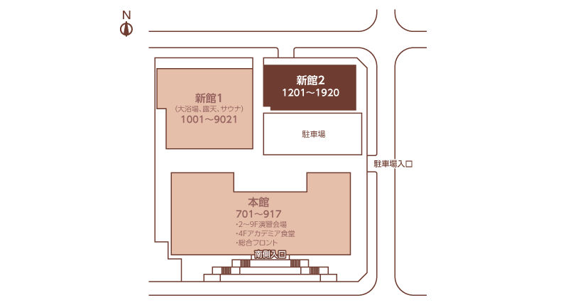 敷地内案内